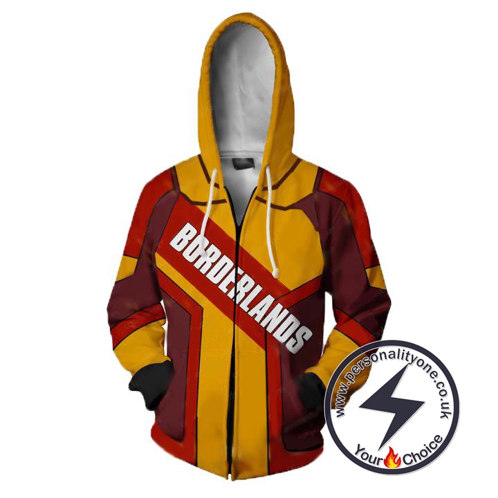Borderlands Hoodies - Borderlands Zip Up Hoodie Jacket